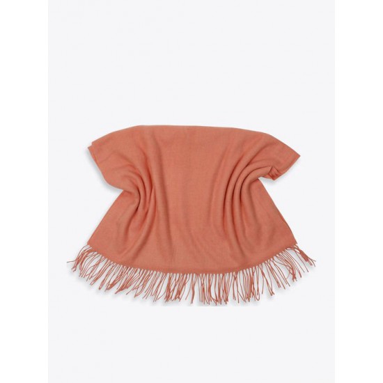 Γυναικείο Κασκόλ σε Ροδακινί Χρώμα Axel 1707-0520