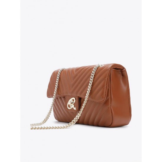 Γυναικεία Τσάντα 'Ωμου σε Κάμελ Χρώμα Axel 1010-3485