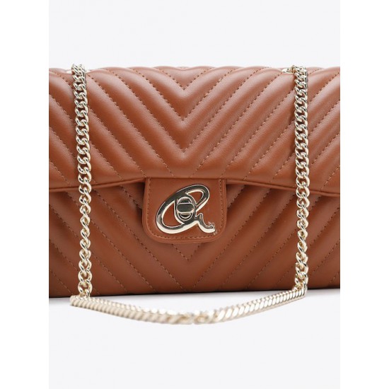 Γυναικεία Τσάντα 'Ωμου σε Κάμελ Χρώμα Axel 1010-3485