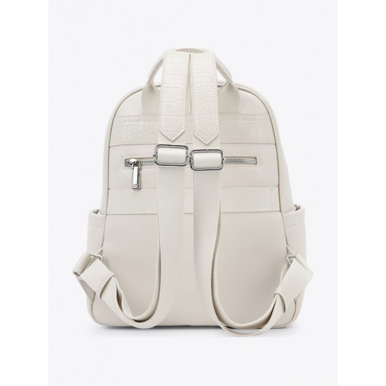 Γυναικεία Τσάντα Πλάτης σε Εκρού Χρώμα Axel 1023-0604