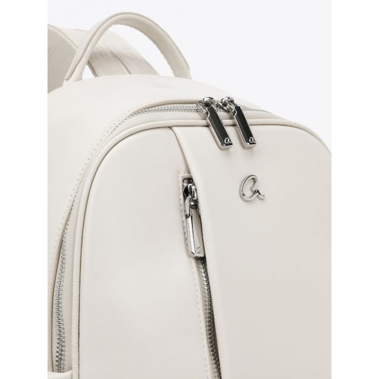 Γυναικεία Τσάντα Πλάτης σε Εκρού Χρώμα Axel 1023-0604