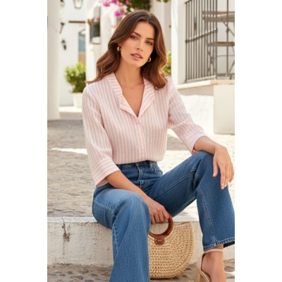 Γυναικεία Πουκαμίσα σε Χρώμα Ροζ Exxes