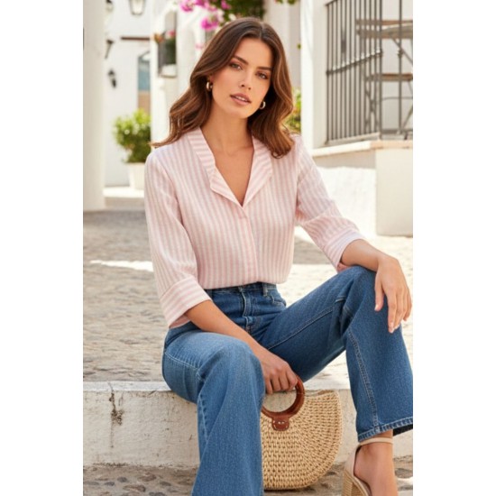 Γυναικεία Πουκαμίσα σε Χρώμα Ροζ Exxes