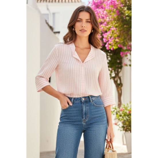 Γυναικεία Πουκαμίσα σε Χρώμα Ροζ Exxes