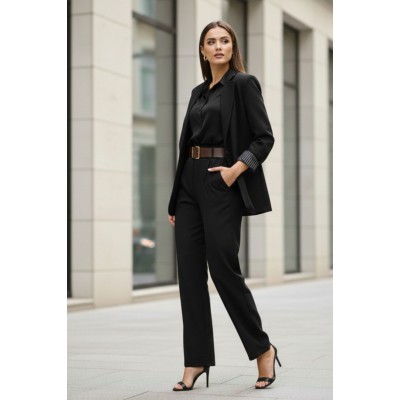 Γυναικείο Κοστούμι σε Μαύρο Χρώμα Exxes