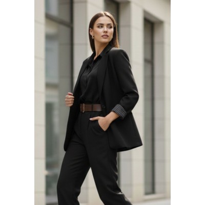 Γυναικείο Κοστούμι σε Μαύρο Χρώμα Exxes