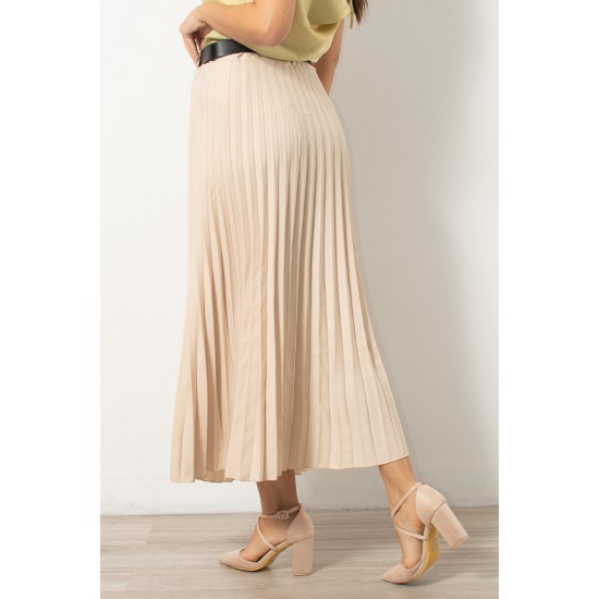 Γυναικεία Φούστα σε Χρώμα Μπεζ Exxes