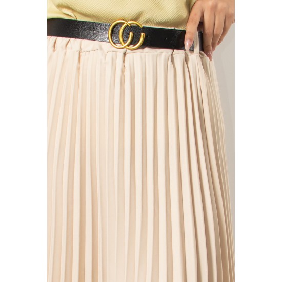 Γυναικεία Φούστα σε Χρώμα Μπεζ Exxes