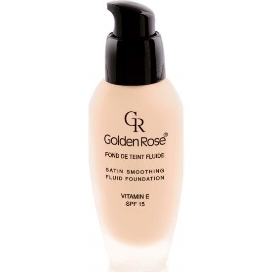 Golden Rose Satin Smoothing Fluid Foundation 27 SPF15 34ml