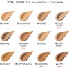 Golden Rose Total cover 2in1 Foundation & Concealer Spf15 03 Almond (30ml)