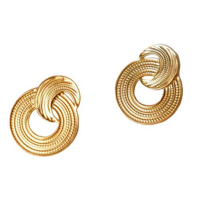 Γυναικεία Σκουλαρίκια Ατσάλινα σε Χρυσό Χρώμα