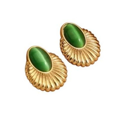 Γυναικεία Σκουλαρίκια Ατσάλινα σε Χρυσό Χρώμα