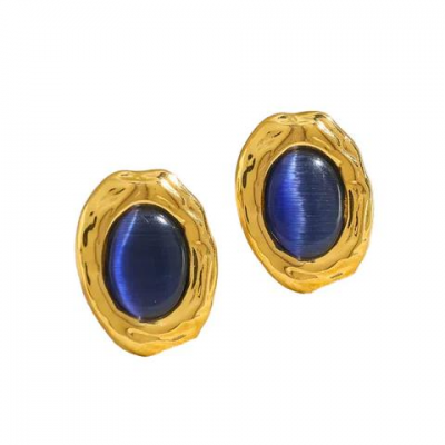 Γυναικεία Σκουλαρίκια Ατσάλινα σε Χρυσό Χρώμα