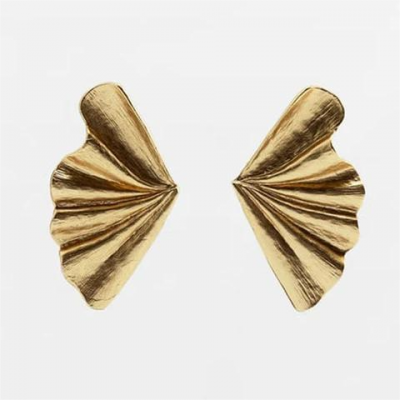 Γυναικεία Σκουλαρίκια Ατσάλινα σε Χρυσό Χρώμα