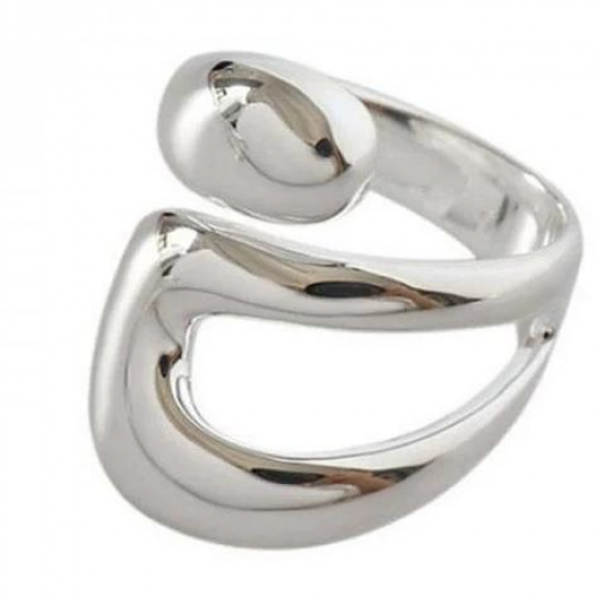 Γυναικείο Δαχτυλίδι Ατσάλινο σε Ασημί Χρώμα