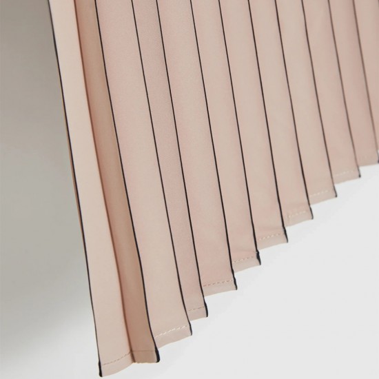 Γυναικεία Φούστα σε Χρώμα Μπεζ Moodo