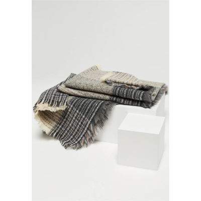 Γυναικείο Κασκόλ σε Γκρι Χρώμα Moodo