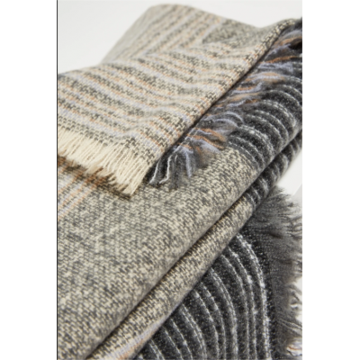 Γυναικείο Κασκόλ σε Γκρι Χρώμα Moodo