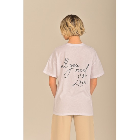 Γυναικεία Μπλούζα σε Χρώμα Άσπρο Paranoia