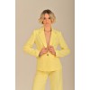 Γυναικείο Σακάκι σε Χρώμα Κίτρινο Paranoia