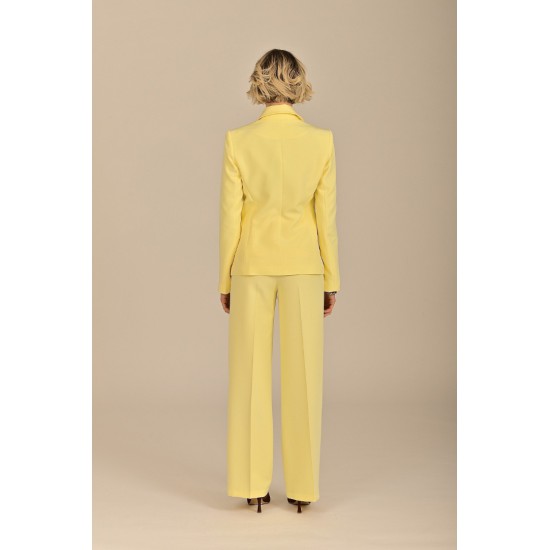 Γυναικεία Παντελόνα σε Χρώμα Κίτρινο Paranoia