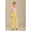 Γυναικεία Παντελόνα σε Χρώμα Κίτρινο Paranoia