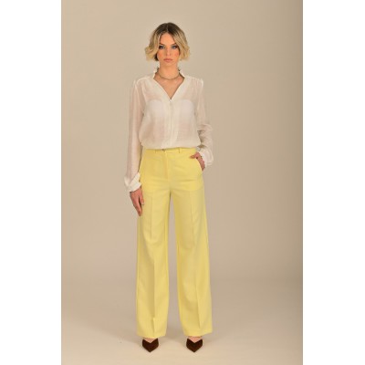 Γυναικεία Παντελόνα σε Χρώμα Κίτρινο Paranoia