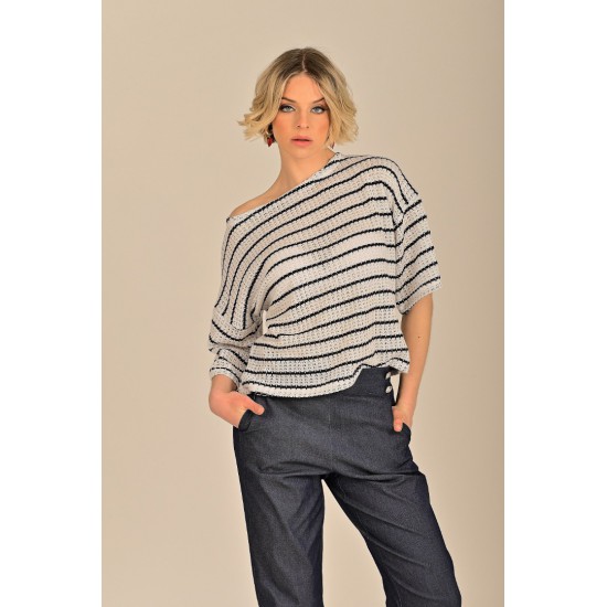 Γυναικεία Μπλούζα σε Χρώμα Εκρού Paranoia