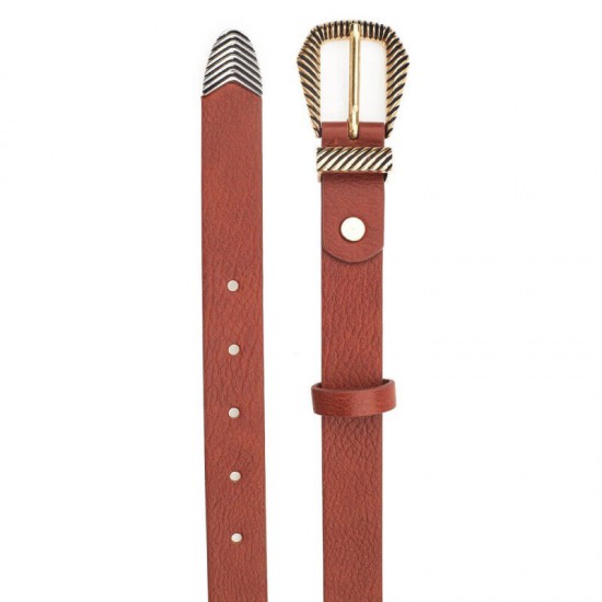 Γυναικεία Ζώνη Verde σε Κάμελ Χρώμα 04-0677