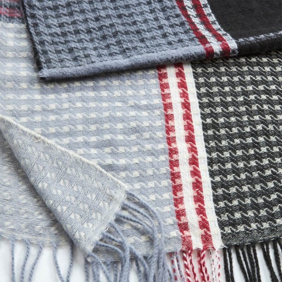 Γυναικείο Κασκόλ σε Μαύρο Χρώμα Verde 06-972