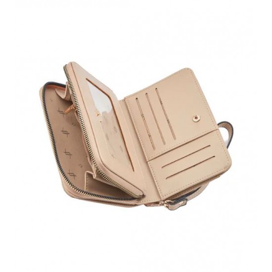 Γυναικείο Πορτοφόλι Verde σε Μπεζ Χρώμα 18-1599