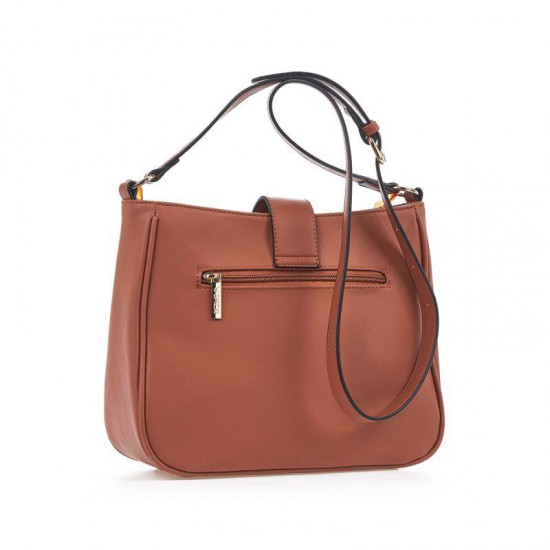 Γυναικεία Τσάντα 'Ωμου σε Καφέ Χρώμα Verde 16-7284