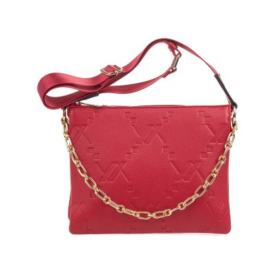 Γυναικεία Τσάντα Χιαστί σε Κόκκινο Χρώμα Verde 16-7576