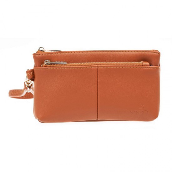Γυναικείο Πορτοφόλι Verde σε Kάμελ Χρώμα 18-1357