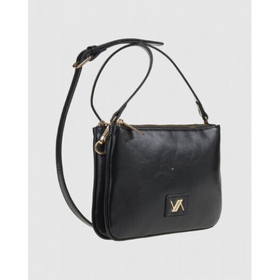 Γυναικεία Τσάντα Χιαστί σε Μαύρο Χρώμα Verde 16-8112