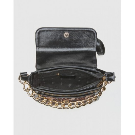 Γυναικεία Τσάντα Χιαστί σε Μαύρο Χρώμα Verde 16-8156