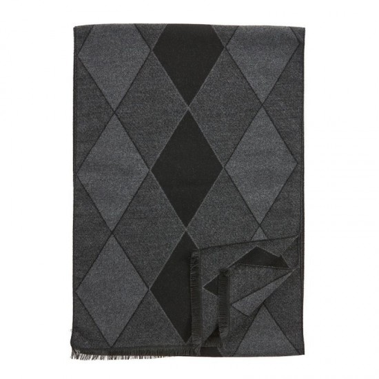 Ανδρικό Κασκόλ σε Μαύρο Χρώμα Verde 59-072