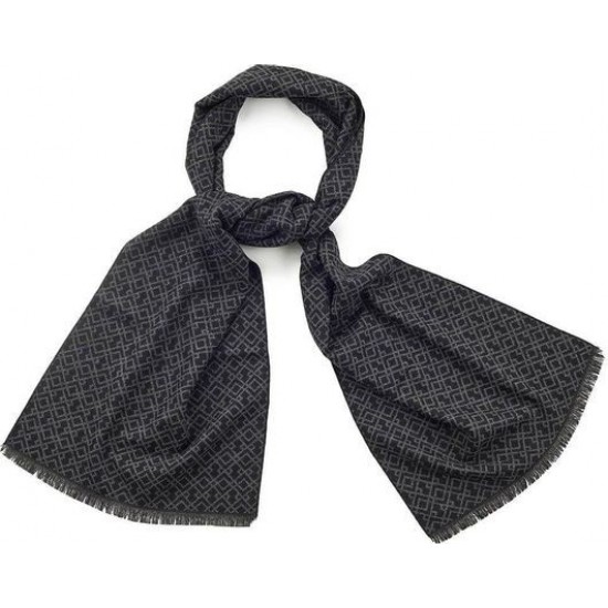 Ανδρικό Κασκόλ σε Μαύρο Χρώμα Verde 59-032