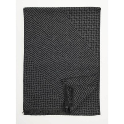 Ανδρικό Κασκόλ σε Μαύρο Χρώμα Verde 59-062