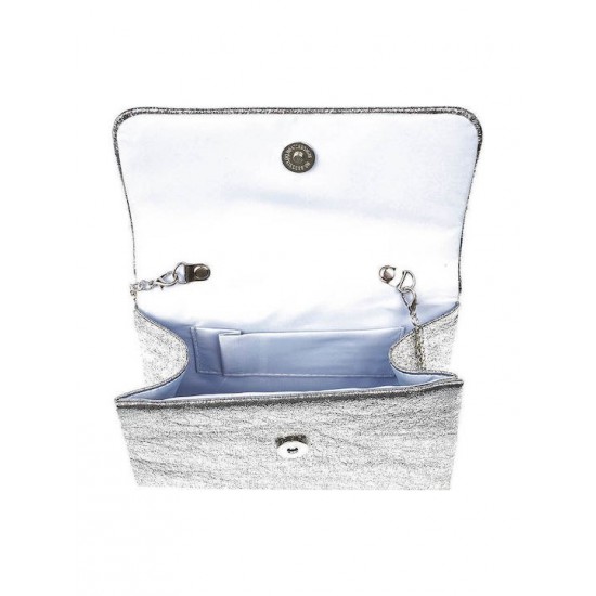 Γυναικεία Τσάντα σε Ασημί Χρώμα Verde 01-1885