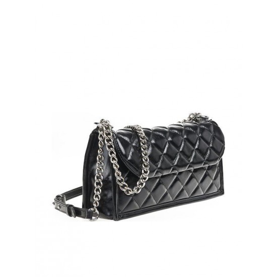 Γυναικεία Τσάντα 'Ωμου σε Μαύρο Χρώμα Verde 16-7516