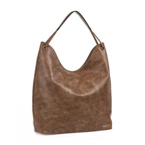 Γυναικεία Τσάντα 'Ωμου σε Μπεζ Χρώμα Verde 16-7608