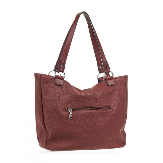 Γυναικεία Τσάντα 'Ωμου σε Κεραμιδί Χρώμα Verde 16-7672