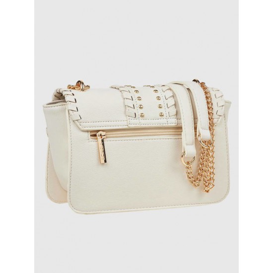 Γυναικεία Τσάντα Χιαστί σε Εκρού Χρώμα Verde 16-7703