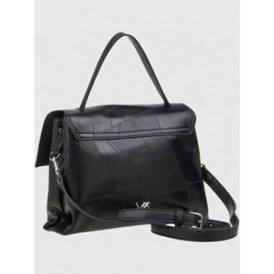 Γυναικεία Τσάντα Χιαστί σε Μαύρο Χρώμα Verde 16-7818