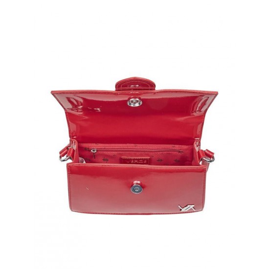 Γυναικεία Τσάντα Χιαστί σε Κόκκινο Χρώμα Verde 16-8006