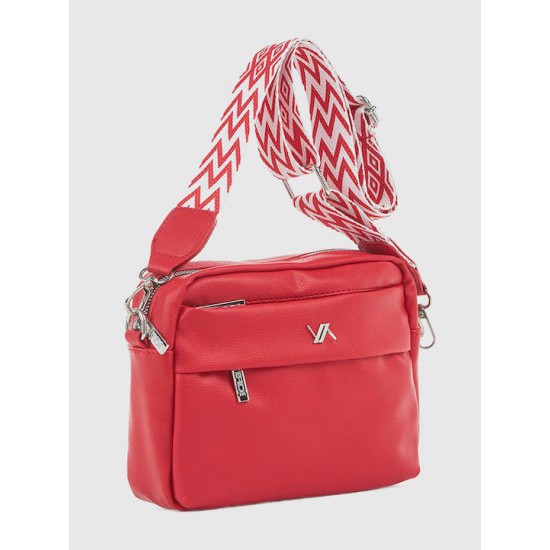 Γυναικεία Τσάντα σε Κόκκινο Χρώμα Verde 16-7980