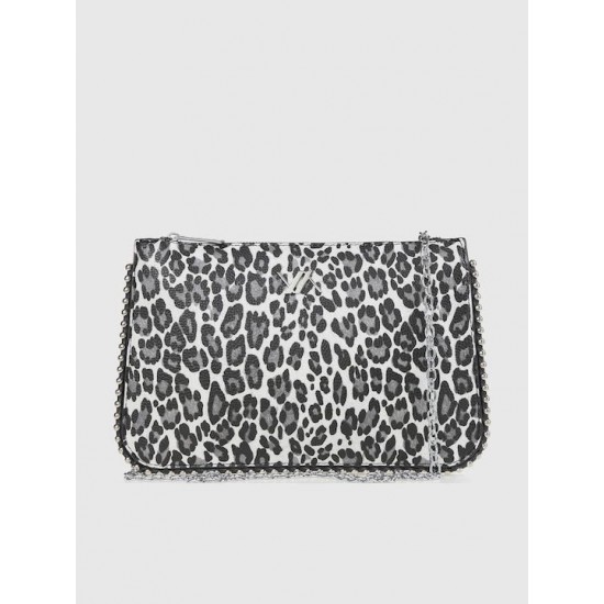 Γυναικεία Τσάντα Χιαστί σε Animal Print  Verde 16-8009