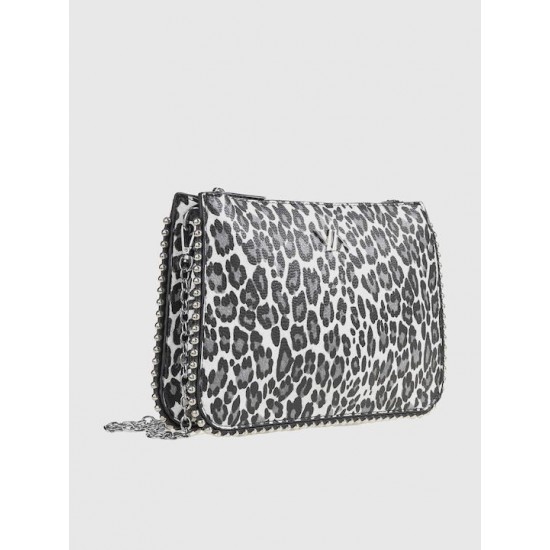 Γυναικεία Τσάντα Χιαστί σε Animal Print  Verde 16-8009