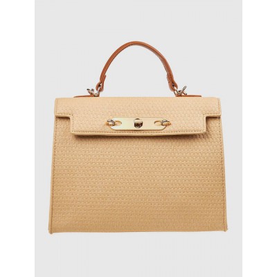 Γυναικεία Τσάντα Xειρός σε Μπεζ Χρώμα Verde 16-7995